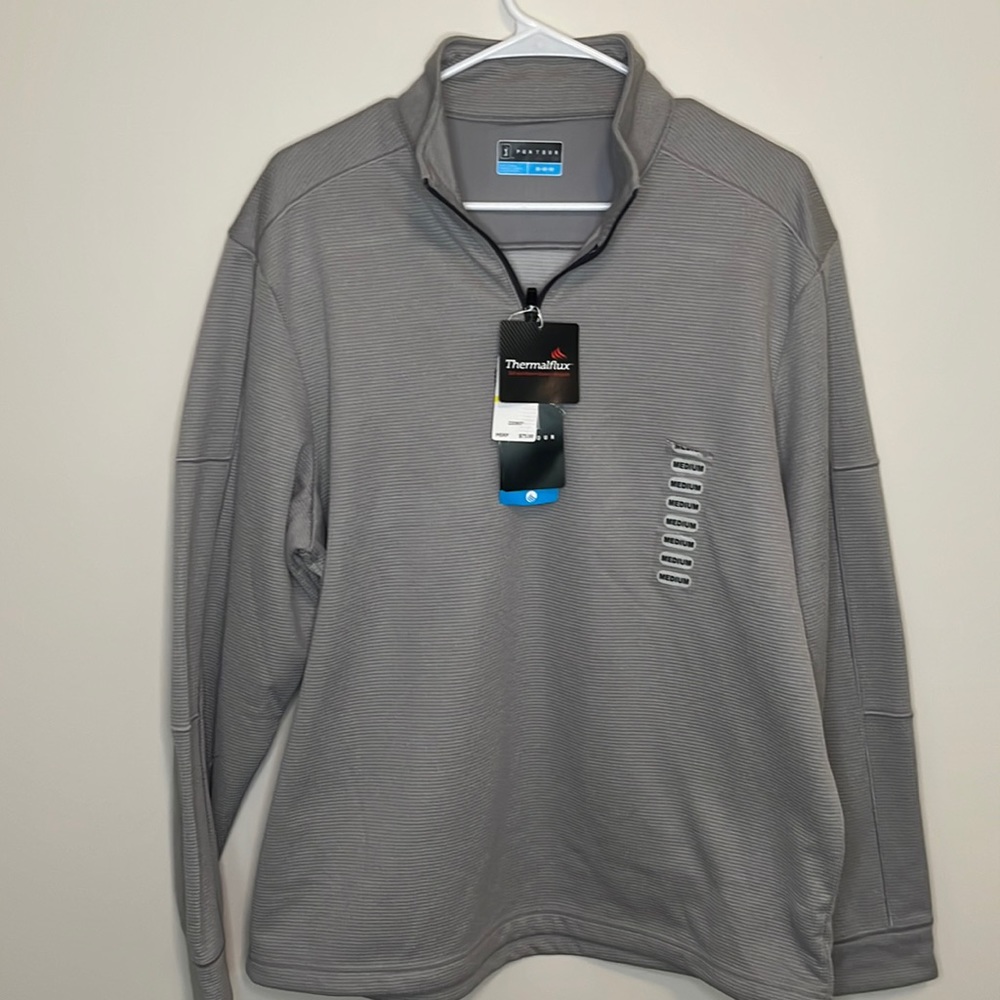 Mens PGA Tour Thermaflux Quarter Zip (NWT)